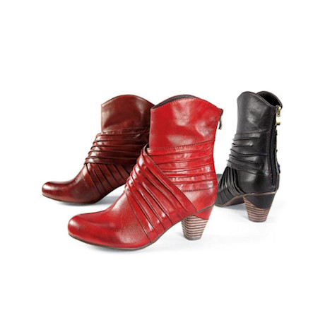 Torero Pleated Ankle Boots