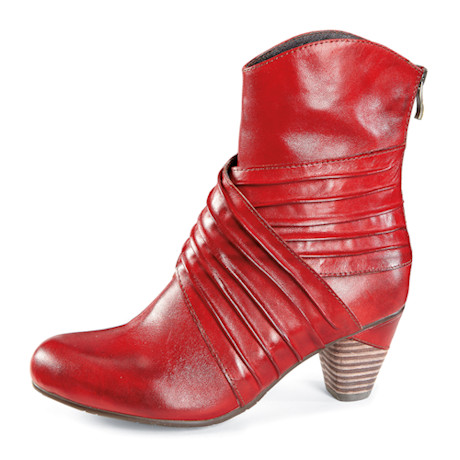 Torero Pleated Ankle Boots