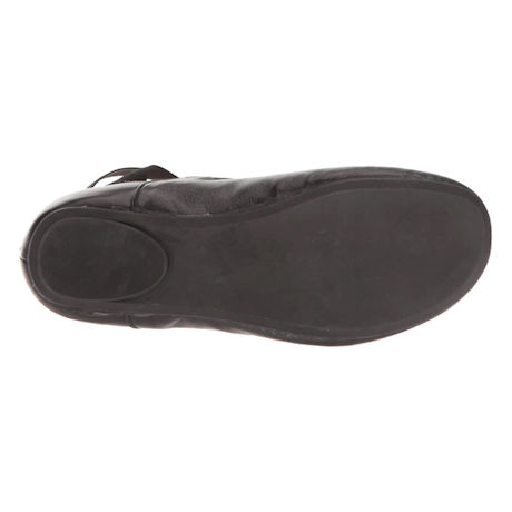 Product image for Leather Ballet Flats - with Zipper Close