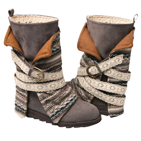 Product image for Women's Gray Faux Suede Boots