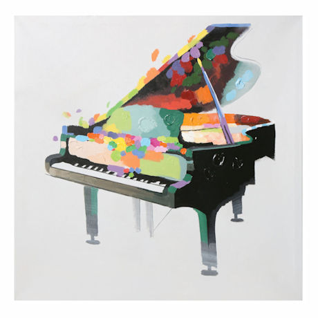 Grand Piano Stretched Canvas