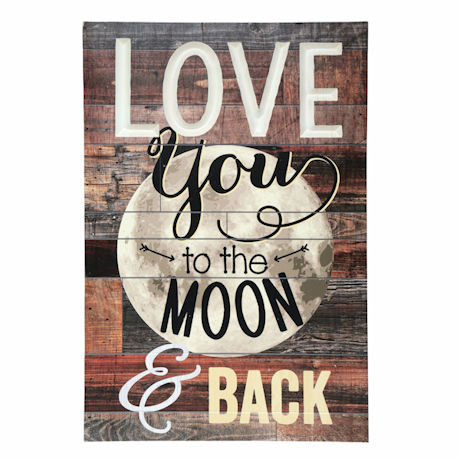 Product image for To The Moon Oversized Plaque