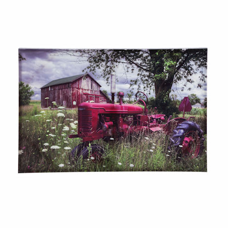 Remember Big Red Outdoor Stretched Canvas