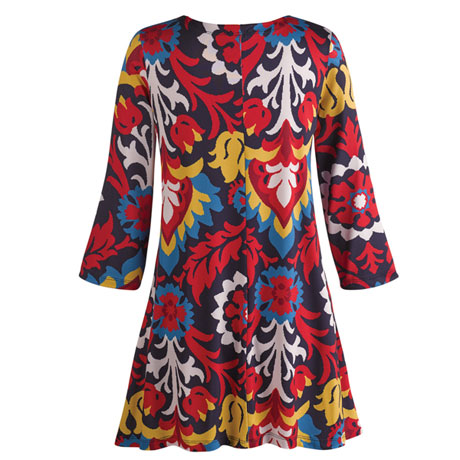 Product image for Damask Print Tunic Top