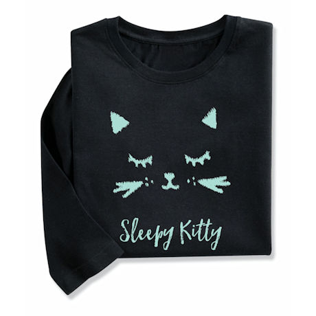 Sleepy Kitty Lounge Set T-shirt