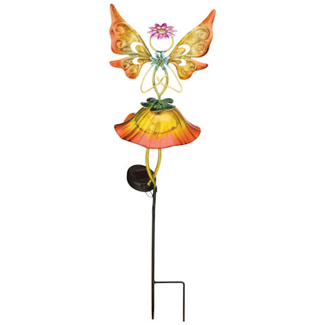 Product image for Solar Bellflower-Fairy Garden Stakes