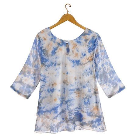 Product image for Soft Clouds Chiffon Tunic Top
