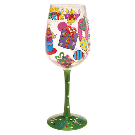 Milestone Birthday Wine Glasses