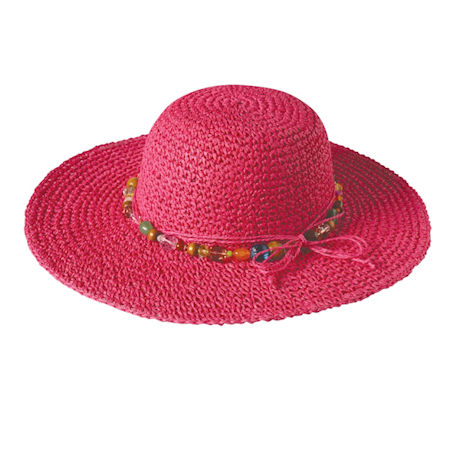 Product image for Crocheted Hat With Beaded Band
