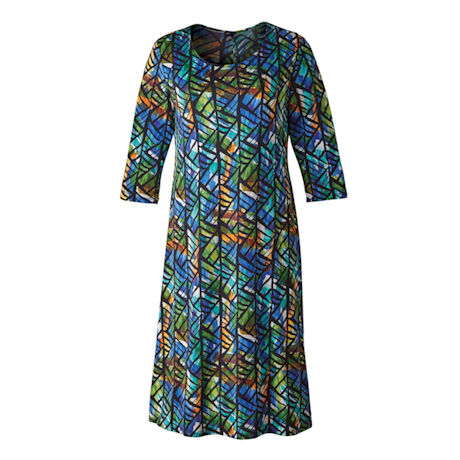 Stained Glass A-Line Dress