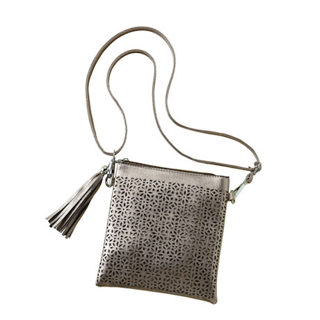 Product image for Metallic-Sheen Crossbody Bag