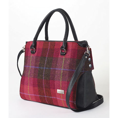 Scarlet Plaid Handbag