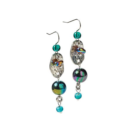 Product image for Iridescent Jeweltone Earrings