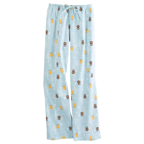 Sleepy Owls Flannel Pajama Set
