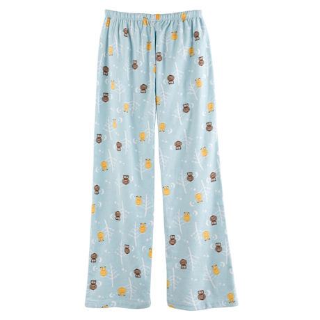 Sleepy Owls Flannel Pajama Set