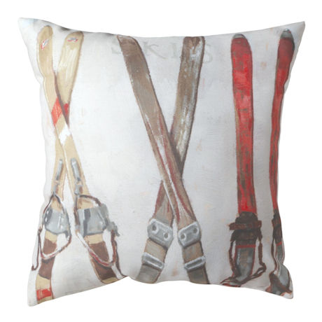 Vintage Winter Games Reversible Pillows