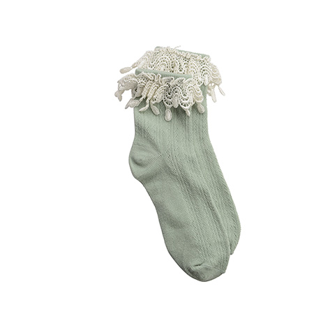 Cottage Lace Socks - Sage