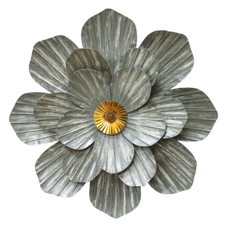 Product image for Galvanized Flower Wall Décor