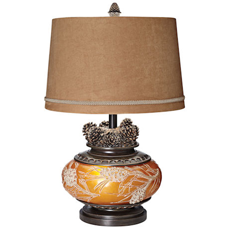 Woodland Pinecone Table Lamp