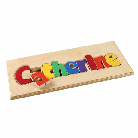 Personalized Children's Name Wooden Puzzle Board - 7-12 Letters