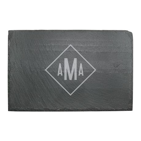 Product image for Personalized Monogram Slate Cheese Board