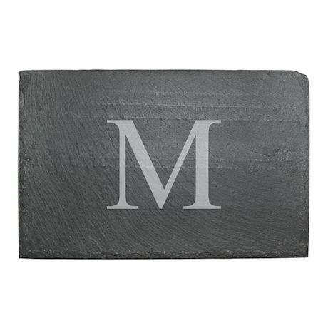 Personalized Initial Slate Cheese Board