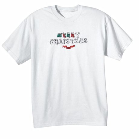 Children's Color Your Own "Merry Christmas" T-Shirt