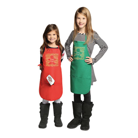 Personalized Gingerbread Children's Apron