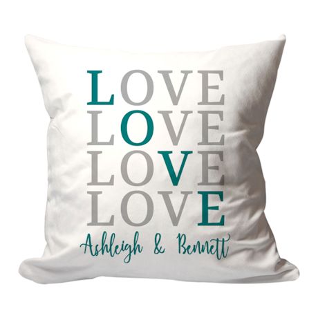 Product image for Personalized 'Love' Pillow