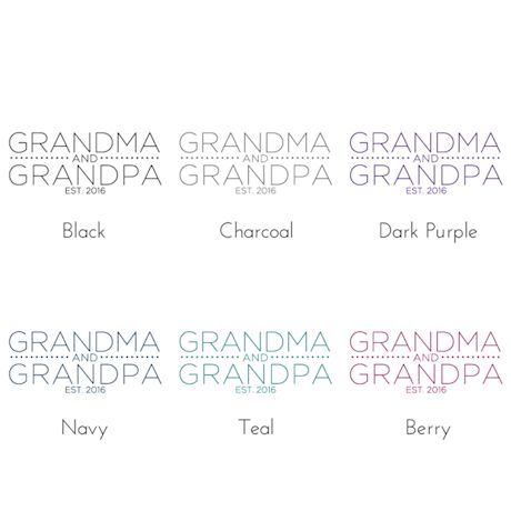 Personalized Grandma and Grandpa Lumbar Pillow