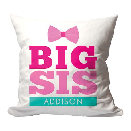 Product image for Personalized Big Sis Pillow