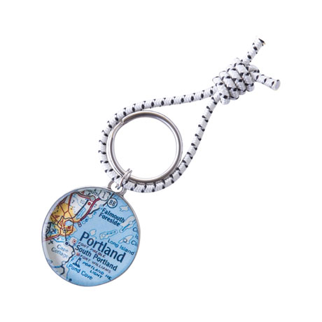 Product image for Custom Map Key Ring