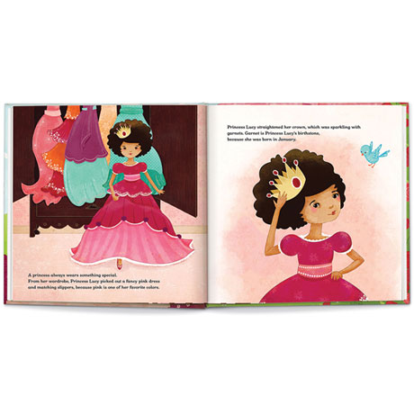 Product image for Personalized 'A Day in the Life' Princess Children's Book