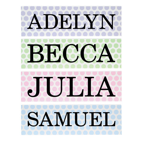 Personalized Child's Name Wood Wall Art
