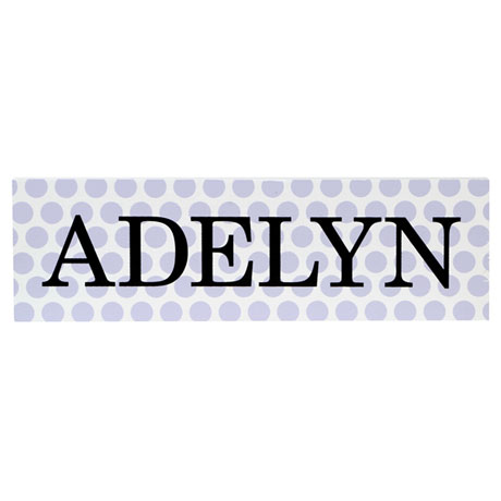 Personalized Child's Name Wood Wall Art