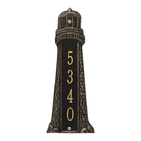 Personalized Lighthouse Address Plaque