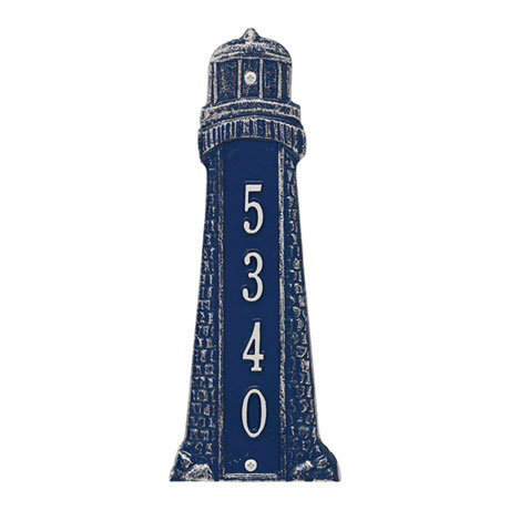 Personalized Lighthouse Address Plaque