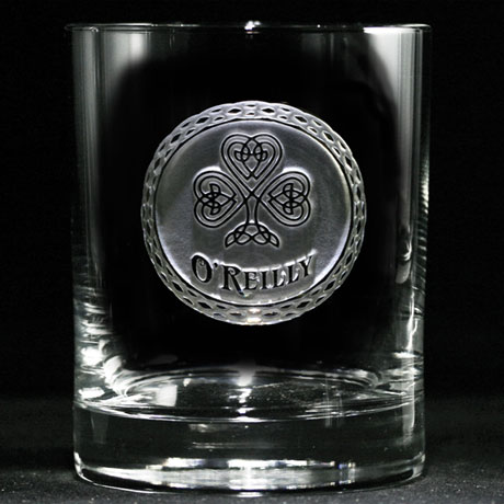 Personalized Irish Pride Whiskey Glass
