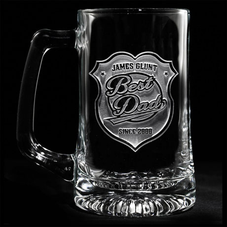 Product image for Personalized 'Best Dad' Beer Mug