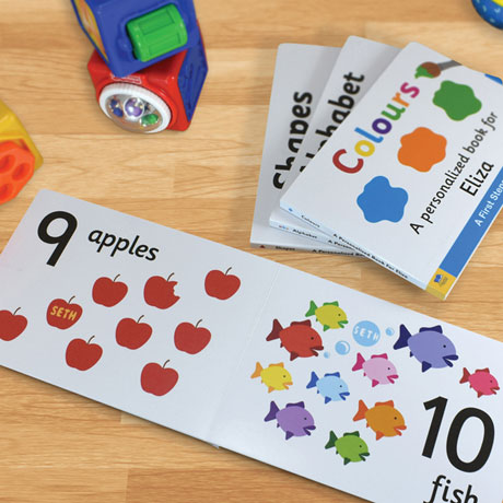 Product image for Personalized Learn Your Numbers Toddler Board Book