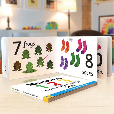 Personalized Learn Your Numbers Toddler Board Book