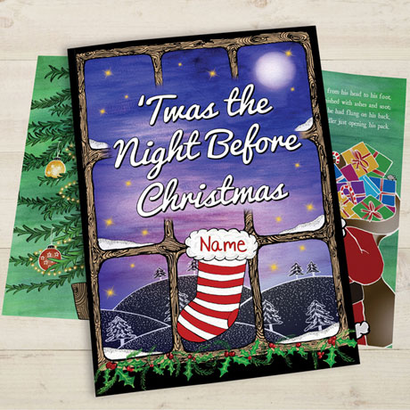 Personalized 'Twas the Night Before Christmas Children's Book
