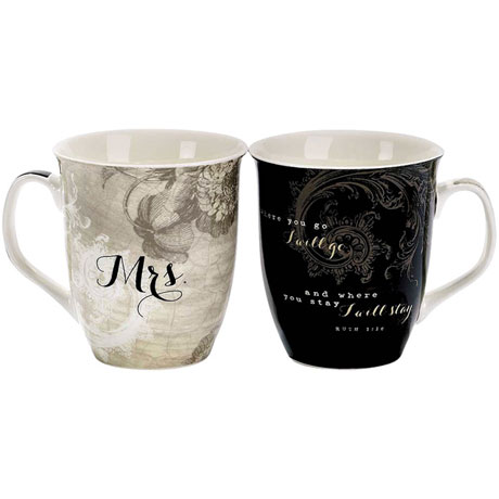 Mr. and Mrs. Together Forever Coffee Mugs Set of 2