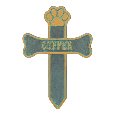 Product image for Personalized Dog Memorial Cross