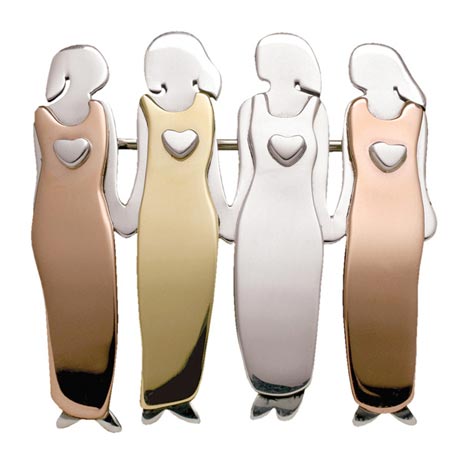 Product image for Four Women Pin