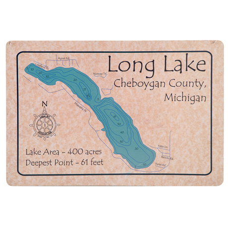 Personalized Lake Doormat