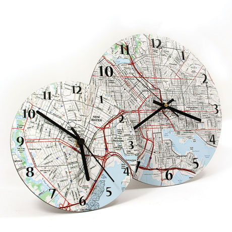 Product image for Personalized USGS Map Wall Clock