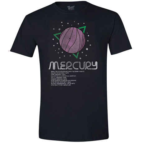 Planet Mercury T-Shirt with Scientific Facts