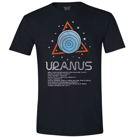 Product image for Planet Uranus T-Shirt with Scientific Facts