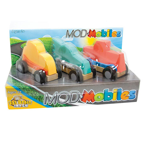 Fat Brain Toys Modmobiles Car Toys Mix & Match Set